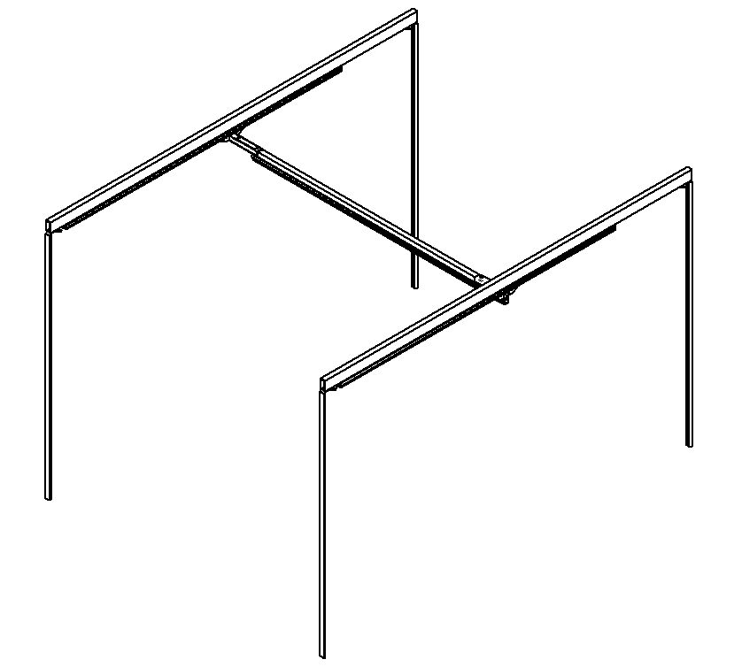 H 4x3x3postes+1bando (railes)
