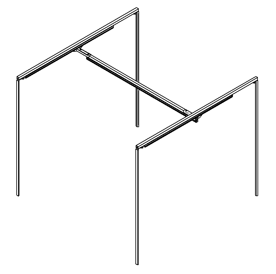 H 3x3x4postes (railes) MRR