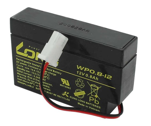 [SBAT13 (60A084)] Batería emergencia 12V 0,8Ah con conector FIX-S