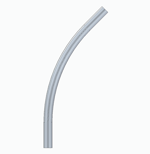 [H8/3-45 (60A376)] Courbe 45º
